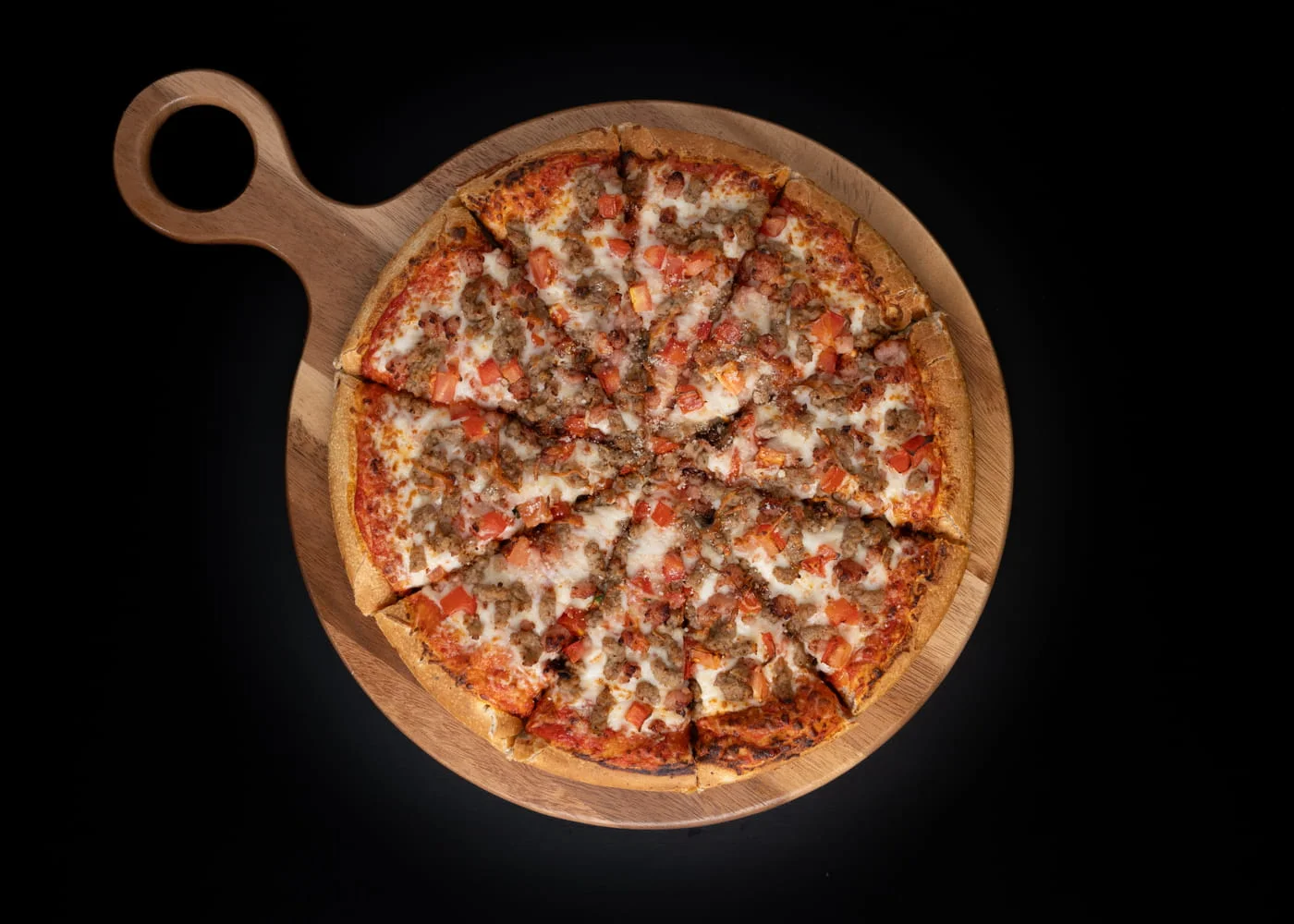 Meat Lovers Pizza at 8 Stone Pizza in Mill Woods, Edmonton